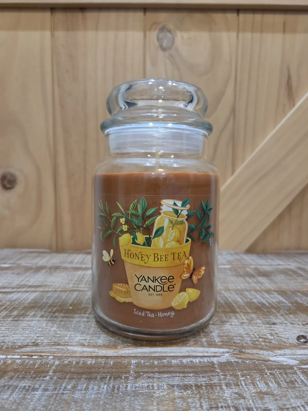 NEW | Yankee Candle Honey Bee Tea Scented Jar 22oz Candle
